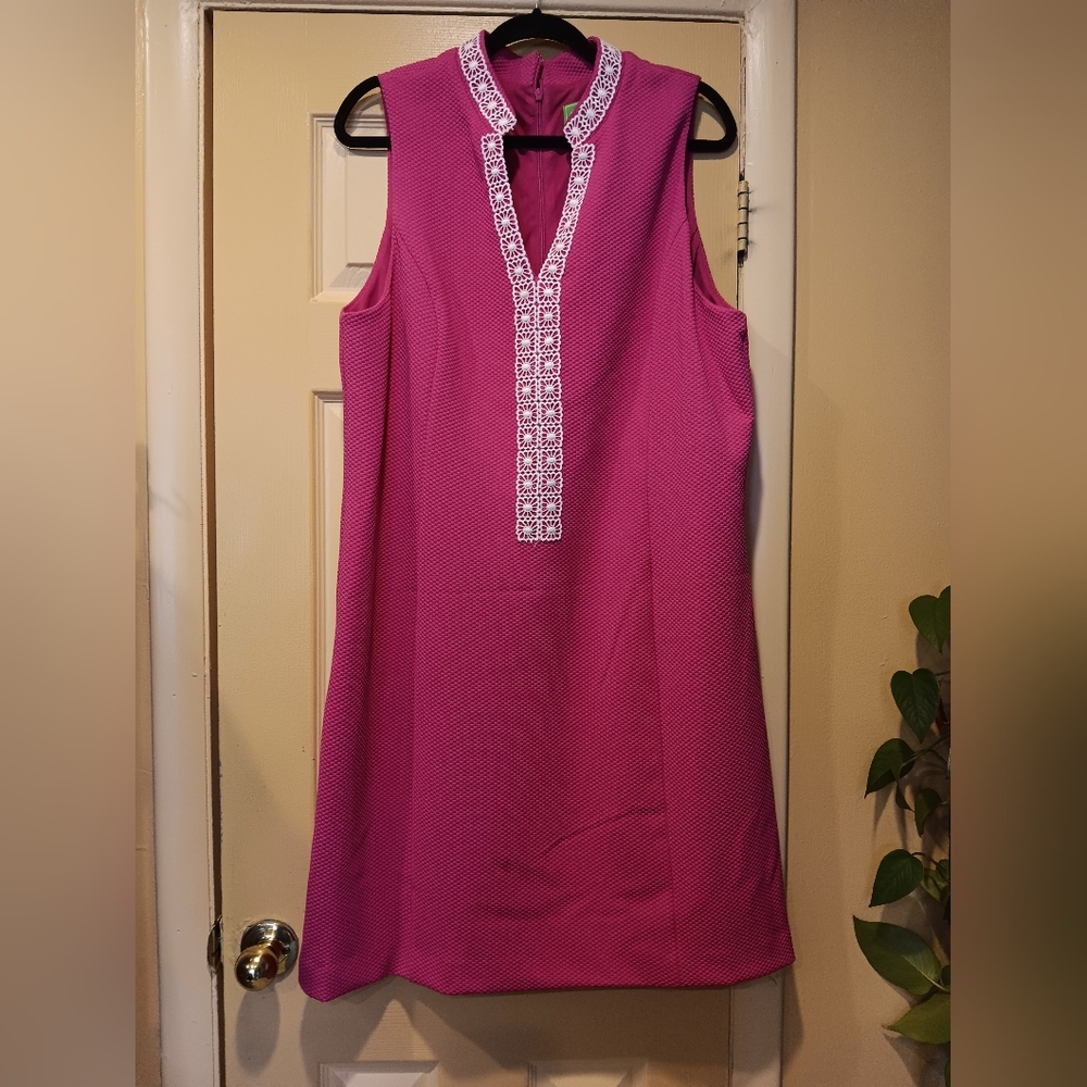 Hot pink Pappagalo dress.